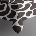 thumbnail image 3 of White and Black Of Leopard Print Rectangle Tablecloth 60"x84",Waterproof Polyester Rectangle Table Cloth, Wipeable Spillproof Polyester Tablecloth for Dining, Camping, Indoor and Outdoor, 3 of 5