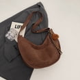 thumbnail image 2 of Bolso Hombro Mano Gamuza Vintage Bandolera Gran Capacidad para Mujer (Caqui), 2 of 6