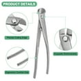 thumbnail image 2 of 1 Pack Bonsai Tool - 8.3" Stainless Steel Wire Cutter, Applying to Garden (Silver), 2 of 7
