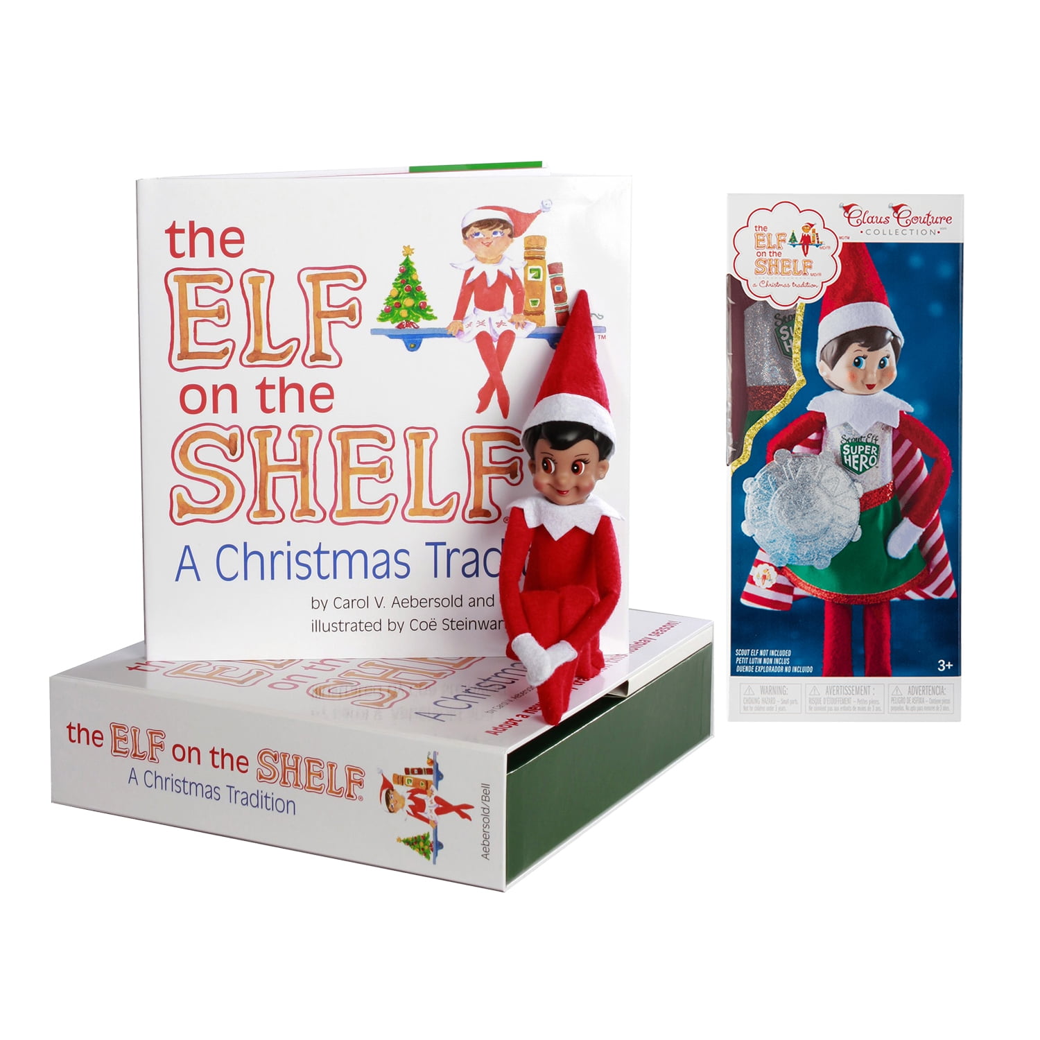 The Elf on the Shelf A Christmas Tradition Girl Scout Elf Brown Eyed ...