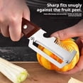 thumbnail image 5 of 3-in-1 Kitchen Peeler and Onion Slicer, Stainless Steel Sugar Cane Peeler, Vegetable Fruit Peeler with Scallion Cutter and Bottle Opener, Multifunction Cooking Prep Tool, 5 of 6