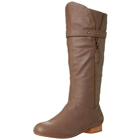 Nappa Trim Boots - Fiel Longs Womens Taupe Nappa Boots