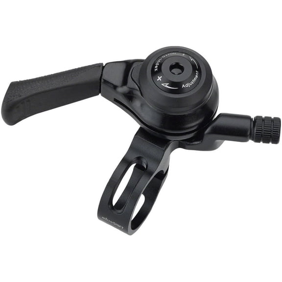 microSHIFT Left Thumb Shifter - MTB, Double/Triple, Friction, Black