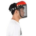 thumbnail image 1 of Mesh  Helmet  Helmet Hat With Full Face Mesh Visor For Logging Brushcutter Forestry Protection Mesh Mower Helmet, 1 of 7
