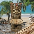 thumbnail image 1 of Design Toscano Pau Hana Hawaiian Tiki Totem Statue: Ensemble de Deux, 1 of 1