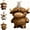 Light Brown, variant on Yippzo Adorable Highland Cow Bottle Holder for Hand Soap & Shower Gel, Cow Decor Soap Bottle Stand for Bathroom Kitchen Sink, Cute Liquid Soap Dispenser Organizer