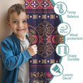 thumbnail image 3 of Blackout Kids Curtains,Boho Bohemia Geometric Line Art Childrens Insulated Curtains Set Of 2,Bedroom Essentials,Toddler Room Decor 52"x84"(132x213cm), 3 of 4