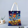 thumbnail image 2 of Crash Bandicoot Bolso de tela con estampado de lienzo para mujer, bolsa de compras reutilizable y estética, con cremallera interior, regalo para mujer,40*45cm., 2 of 6
