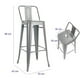 thumbnail image 5 of 4 Sillas Altas Tolix Gris Rack & Pack mkz-tolixaltagrisX4, 5 of 5