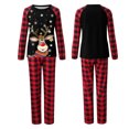 thumbnail image 4 of SUXIAN Christmas Pajamas Long Sleeve T Shirt and Pants Holiday Mom Style Ladies Pajamas, 4 of 6