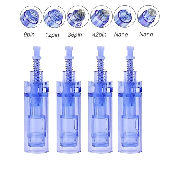 10/50 Uds aguja Derma Pen eléctrica 9/ 12/ 36/ 42/ Nano cartuchos bayoneta para Ultima A1 tatuaje Micro agujas Tan Jianjun unisex