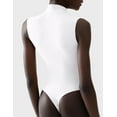 thumbnail image 4 of SMZ Women's Mock Turtle Neck Sleeveless Bodysuit Sexy Tank Tops Sharp Collection, 4 of 6
