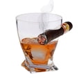 thumbnail image 3 of Old Fashioned Twist Whiskey Glass with Cigar Rest + Whiskey Stones in Gift Box + MORE, 3 of 3