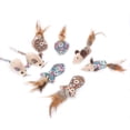 thumbnail image 1 of Cat Catnip Toy Soft: 8PCS Fake Feather Fish Mouse Cat Chew Toy Kitten Play Toy, 1 of 5