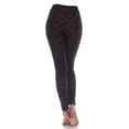 thumbnail image 4 of White Mark Women's Super Soft Heart Print Leggings, 4 of 4