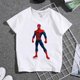 thumbnail image 1 of Cute Cartoon Spiderman Familia Ropa a juego Papá Mamá Niños Niñas Trajes a juego Niños Adultos Ropa de verano Negro T-shirtKid (140) Gao Jinjia LED, 1 of 2