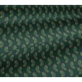 thumbnail image 5 of oneOone Viscose Jersey Teal Green Fabric Leaves & Paisley Block Sewing Fabric By The Yard Printed Diy Clothing Sewing Supplies 60 Inch Wide, 5 of 5