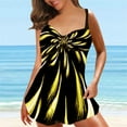 thumbnail image 3 of Women‘S Tankini Large Bikini Digital Suspender Beach Split Swimsuit, 3 of 3
