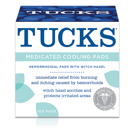 Tucks 100ct Hemorrhoid Medicated Cooling Pads with Witch Hazel