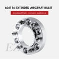 thumbnail image 3 of 2 Hub Centric Wheel Adapters Spacers 6x135 to 6x135 Compatible with Ford F150 2015 Thickness 2 Inch 14x1.5 Studs, 3 of 4