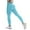 Blue, variant on oqasdz Womens Leggings Sports Plus Size Solid Color Lifting Fitness High Waist Running Yoga Pants XL
