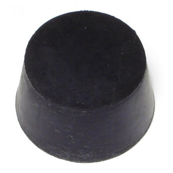 1.7" x 1-7/16" x 1" #9 Black Rubber Stoppers STPR-175 (3 pcs.)