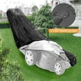 thumbnail image 3 of Lawn Mower Cover, 210d With Drawstring And Storage Bag, Protective Cover For Most Lawn Mower Models 71l X 21w X 47h Inch, 3 of 5
