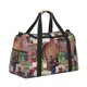 thumbnail image 2 of Disketp Bottle Glass Red Wine Bolsa de Viaje Tipo Duffle, Bolso de Mano para Fin de Semana para Mujer, Bolsa de Gimnasio Ligera para Hombre, Esencial para Viajes, 2 of 7
