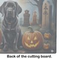 thumbnail image 3 of Chocolate Labrador Retriever Spooky Halloween Glass Cutting Board Large 12 in x 15 in, 3 of 5