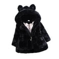 thumbnail image 2 of SPRING PARK Toddler Fleece Jacket Warm Cotton Baby Winter Coats, Kids Hooded Outerwear for Boys Girls, 2 of 7