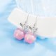 thumbnail image 1 of Nuevos pendientes de plata de ley 925 con forma de corazón, circonita AAA a la moda para mujer, exquisitos accesorios de joyería para novia y estudiante, boda, 1 of 2