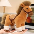 thumbnail image 5 of Plush Horse Figurine - Simulated Race Stuffed Doll, Zodiac Horse Ornament, Durable Soft Plush Toy, Perfect 2026, Valentine's Day & Easter Gift for Horse Lovers, Festive Home Decor, 11.8in, 5 of 8