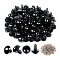 thumbnail image 4 of CUITING 6~14mm Round Plush Plastic Eye Beads Handmade Crochet Diy Toys 100pcs/bag, 4 of 8