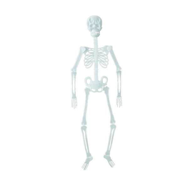 Precio sorpresa!Esqueleto con luz de 150/90/30cm, accesorios para eventos de Halloween, Bar, decoraciones de Casa Encantada, esqueleto fluorescente