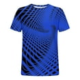 thumbnail image 5 of KIHOUT Men's Cotton Blend Short Sleeve Crew Neck T Shirts, Full Printed Shirts Casual Workout Sports Tops Blosue for Men, 5 of 5