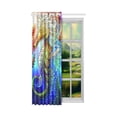 thumbnail image 2 of MKHERT Seahorse and Fishes Window Curtain Living Room,Bedroom Window Drapes 52x84 inch, 2 of 3