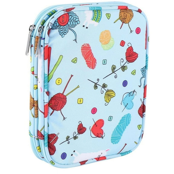 Empty Knitting Needles Case Travel Storage Organizer Storage Bag