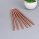 thumbnail image 3 of 6 PCS Girls Stationary Ball Pens Metal Ballpoint Pen 5mm Rose Gold Pen Holder Black Ballpoint Pens, 3 of 3