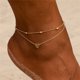thumbnail image 1 of VAGZEB moda perla tobillera mujer tobillo pulsera playa imitación perla descalzo sandalia tobillera cadena pie joyería Tan Jianjun unisex, 1 of 2
