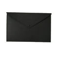 thumbnail image 5 of RENACLIPY Document Organizer Folio 1Pcs Black Felt File Folder For School Use A4 13.4x9.8x0.2in, 5 of 8
