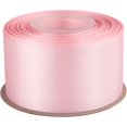 thumbnail image 1 of GFDYREE 2" Inch Double Faced Satin Ribbon Lt. Pink Solid Polyester Craft Ribbon - 25 Yards Perfect for Gift Wrapping, Crafts, Wreath, Wedding Party Ceremony Decoration, Floral Arrangement, S, 1 of 7