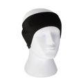 thumbnail image 1 of Unisex mujeres hombres calentador de oídos diademas de invierno polar térmico esquí orejeras estiramiento Spandex accesorios para bandas para el cabello (negro), 1 of 5