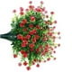 thumbnail image 5 of Ramo de flores artificiales con hojas Simulación Decoración floral Oficina en casa Flor falsa de plástico 6 piezas Inevent HA8866-00B, 5 of 6