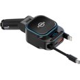 thumbnail image 1 of SHIQI-4-en-1 Chargeur de Voiture Rétractable - Chargeur de Voiture 96W Chargeur Rapide USB-C avec Câbles Rétractables Doubles (USB-C & iOS) et Ports USB, Compatible avec iPhone 16/15/14, Samsung S24/S23/S22, Pixel, 1 of 4