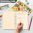 thumbnail image 4 of FORMRS 1-Subject Spiral Notebook 8" x 5" College Ruled 60 Refillable Sheet A5 Hard Cover, 2 Pack, Orange Leaves, 4 of 7