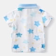 thumbnail image 3 of Bosanter Boys and Toddlers School Uniform Short Sleeve Fashion Polo Shirts, Button Closure, 3 of 7