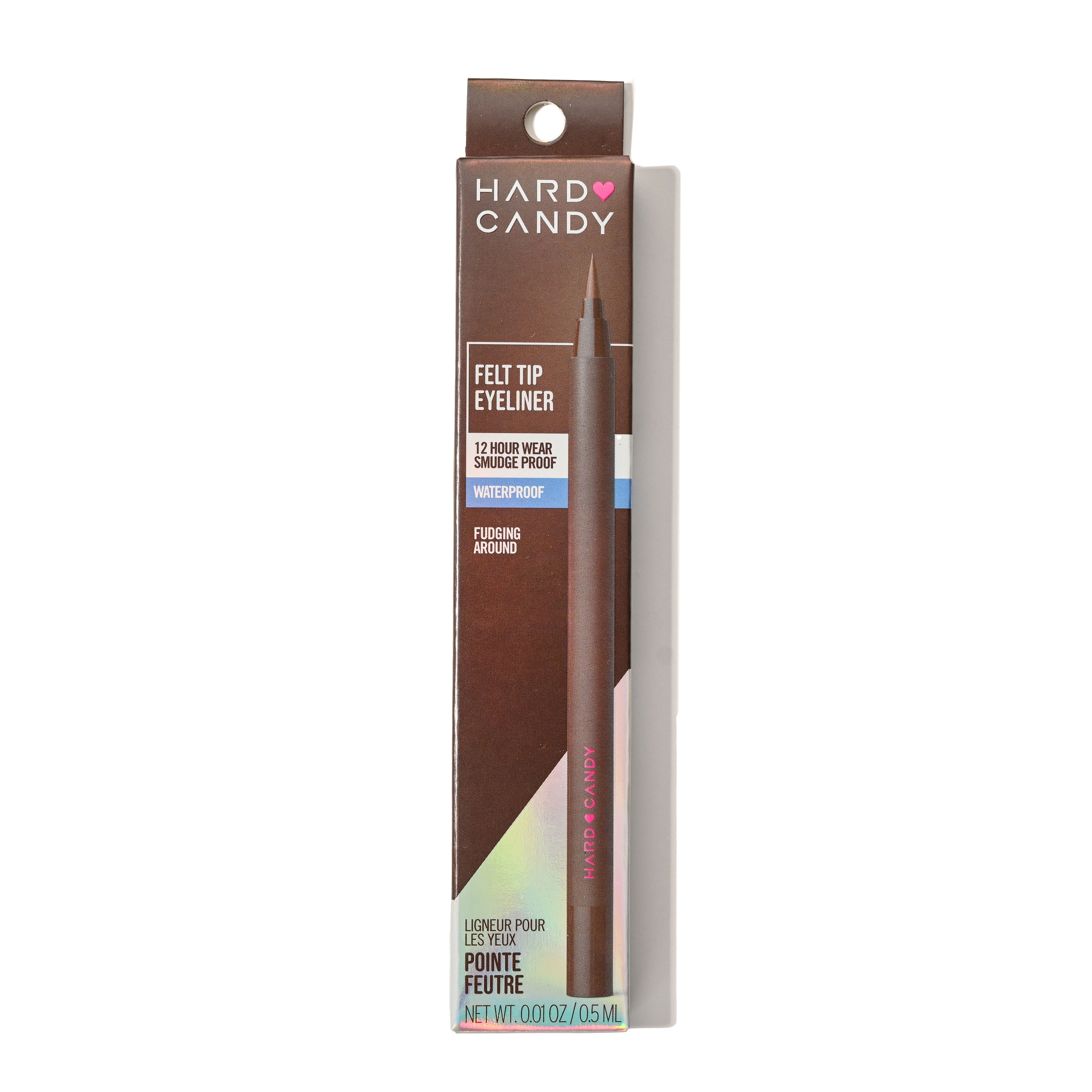 Hard Candy Stroke of Gorgeous Brown Waterproof Felt Tip Liner, Fudging Around, 0.03 fl oz