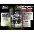 thumbnail image 5 of Polvo de electrolitos mejorado (kiwi fresa | 90 unidades) con 0 azúcar + BCAA + suplemento de electrolitos de vitaminas B con potasio, zinc y magnesio para hidratación - Electrolitos cetogénicos, 5 of 5