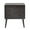 Black Small 3 Drawer Solid Rectangle 24" x 12" x 29", variant on DecMode 16" x 28" Black Wood Single Drawer Accent Table, 1-Piece