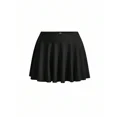 thumbnail image 5 of Black Off-Shoulder One-Piece Swimsuit With Skirted Bottom, 5 of 30